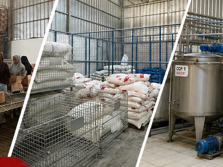Production and finished goods area