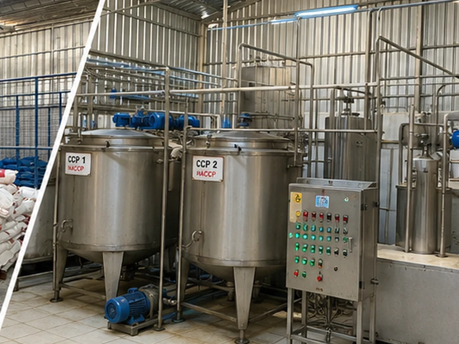 Stainless steel mixing tanks